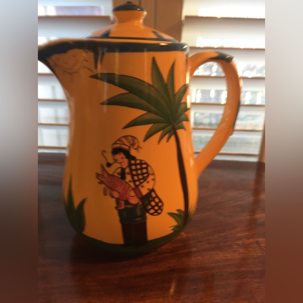 The Haldon Group Soleil ceramic coffee pot with lid